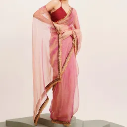 Kalista Sequinned Tissue Saree-picture-32