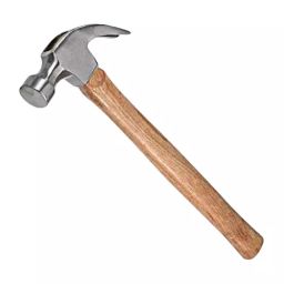 GENERIC Claw Hammer with Wooden Handle Silver & Grey, CO-D0QY-V28H-1