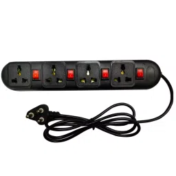 Maizic 4 Socket Power Strip 6 A 240 V AC Travel Extension Board for Office/Home/Shop, 0907ZMBXLFL-47
