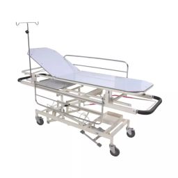 Sarvagya Surgical Emergency and Recovery Trolley Hydraulic in Pre-Treated Epoxy Powder Coated Finish, SSPL586-29
