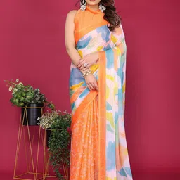 all about you Pure Chiffon Saree-image-13