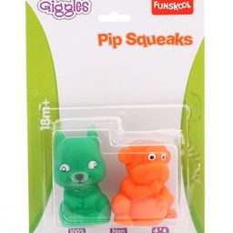 Giggles Pip Sqeaks Monkey & Bear Bath Toys Pack Of 2 (Colour & Print May Vary)-25