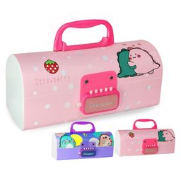 Vworld Compass Box with Lock Password - Pink-24