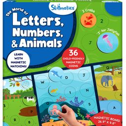 Skillmatics Magnetic Matching Activity - Letters, Numbers & Animals, Preschool Learning Toy & Game for Kids, 35+ Magnetic Pieces, Gifts for Boys & Girls Ages 3 to 6-21
