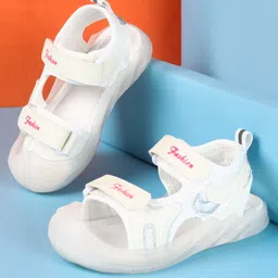 Oh! Pair Slip On Sandals with Velcro Closure - Beige-picture-29