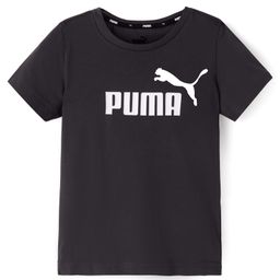 PUMA Cotton Knit Half Sleeves T-Shirt with Brand Logo Print - Black-image-64