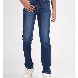 Zion Super Cotton Denim Mild Washed Jeans - Blue-image-50