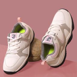 LIBERTY Colour Blocked Detailed Lace Up Sports Shoes - Light Grey-picture-30