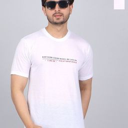 WILD ELEPHANT Men Pack of 2 Typography Printed Round Neck Cotton T-shirts-image-90