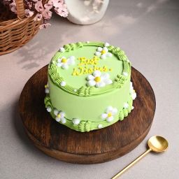 Best Wishes Blooming Daisies Cake-image-43