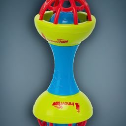 Vworld Colourful Plastic Non Toxic Set of 4 Attractive Rattle for New Borns image 4