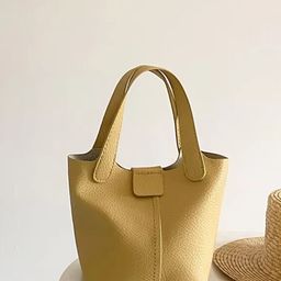 StyleCast Half Moon Handheld Bag with Cut Work-image-0