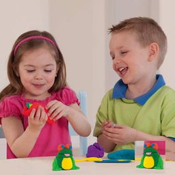 Paper Moon DIY Dough Play Set with Moulds and Accessories for Kids 6 clays and 5 accessories - Multicolor image 5