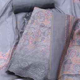Meena Bazaar Printed Unstitched Dress Material-89