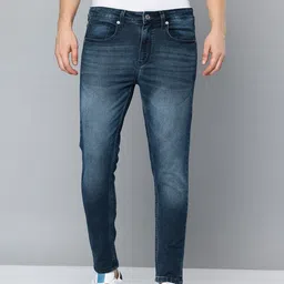 Flying Machine Men Mankle Relaxed Tapered Fit High-Rise Heavy Fade Stretchable Jeans-image-84