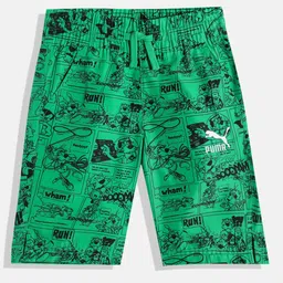 Puma Boys Super Puma Printed Youth Shorts-image-3