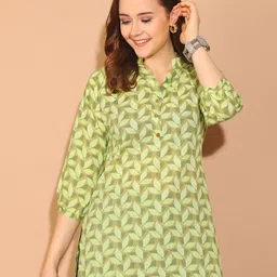 Rajnandini Mandarin Collar Printed Tunic-picture-14