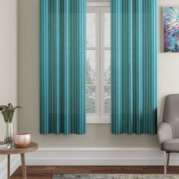 HOSTA HOMES Blue Set of 2 Window Curtains-image-82