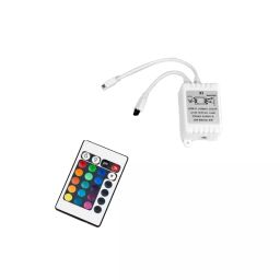 DigiTech IR Remote Control Controller for RGB LED Light Strip 5050,3258 + 12V 2 Amps Adaptor-2