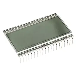 RS PRO 7-Segment LCD Display, Black on Grey, 1 Row by 4 Characters, Transflective Model No 1850171-63