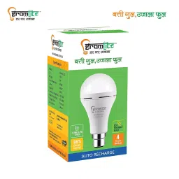 Gramlite 9 W B22 Inverter Rechargeable Bulb 4 Hrs Backup Cool White image 5