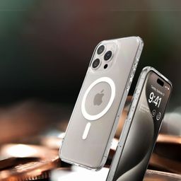 INNOPACE Solid Printed iPhone 15 Pro Max Back Case Mobile Accessories-image-10