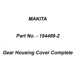 Makita Gear Housing Cover Complete, Part No 154499-2-picture-36