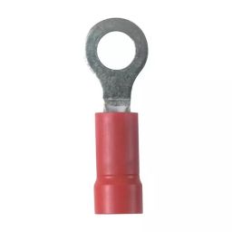 PANDUIT Ring Crimp Terminals TERMINAL, RING TONGUE, #4, 18AWG, RED, PV18-4R-CY (Pack of 2)-image-73
