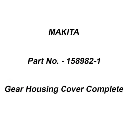 Makita Gear Housing Cover Complete Suitable For FS2700, Part No 158982-1-image-86