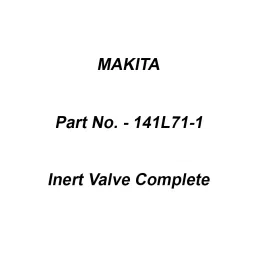 Makita Inert Valve Complete Suitable For VC006G, Part No 141L71-1-image-22