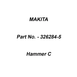 Makita Hammer C Suitable For BTD103, Part No 326284-5-picture-36
