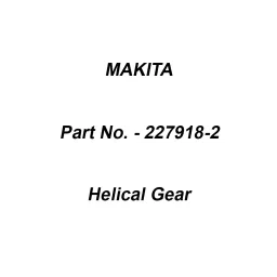 Makita Helical Gear Size 49 mm Suitable For HS011G, Part No 227918-2-picture-23