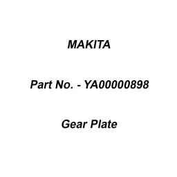 Makita Gear Plate Suitable For ELM3720, Part No YA00000898-picture-41