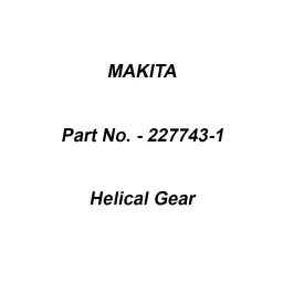 Makita Helical Gear Size 11 mm Suitable For EA3200S, Part No 227743-1-picture-43