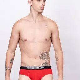 Reebok Men Low-Rise Basic Brief-BLBF01-VRED-picture-30