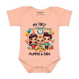 Arvesa My First New Year Printed Bodysuit-8