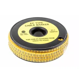 RS PRO Slide On Cable Markers Black on Yellow 3-4.2 mm, 8120852-image-96