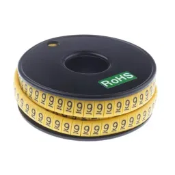 RS PRO Slide On Cable Markers Black on Yellow 3.5-7 mm, 8121105-image-78