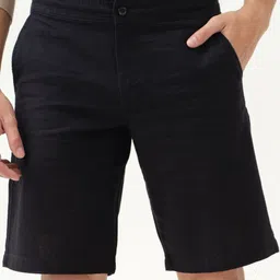 The Pant Project Men Belvidere Black All Day Lounge Cotton Shorts-image-62