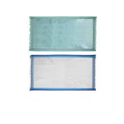 Athom Trendz Set of 2 Multicoloured Solid Bath Towels image 3