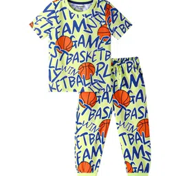 Honeyhap Boys Printed Night suit-image-61