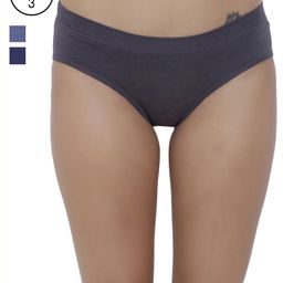 BASIICS by La Intimo Women Pack of 3 Assorted Basic Briefs BCPHP030C7HJ-image-23