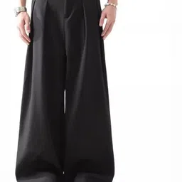StyleCast Men Loose Fit Mid-Rise Easy Wash Wide Leg Trousers-picture-48
