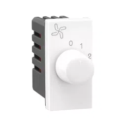 Legrand Fan Regulator Allzy 100 W 1 Module Glossy White, 6811 40 (Pack of 5 Pcs)-35