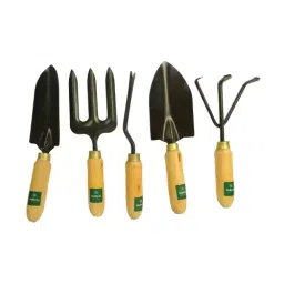 CloudNursery Wooden Gardening Tool Kit (Pruner, Garden cutter and Scissor) Brown Kit of 5-picture-44