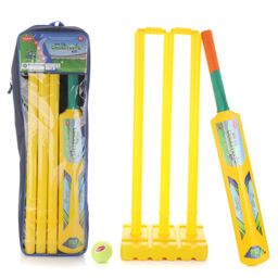 Aditi Toys Small Cricket Kit For Boys & Girls, Cricket Set With 1 Cricket Bat, 1 Plastic Ball, Bails, 3 Stumps With Stand Base, For Indoor & Outdoor Activity, Cricket Kit Set For Kids Above 5 (Big)-3