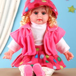 KiddyBuddy Poem Baby Doll Pink- Height 31 cm-image-43