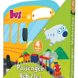 Passenger Vehicles Set of 4 Board Books - English-5