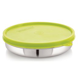 Steel Lock Flex Stainless Steel Container/Dabba with Lid Airtight for Food Storage, Easy to Carry, Leak Proof and Stackable (SL-41/550 ml) Green.-15