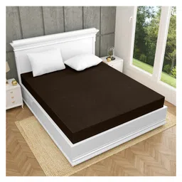ZAHYA Waterproof Terry Cotton Mattress Protector King Size -78x72 inch - Brown-picture-12